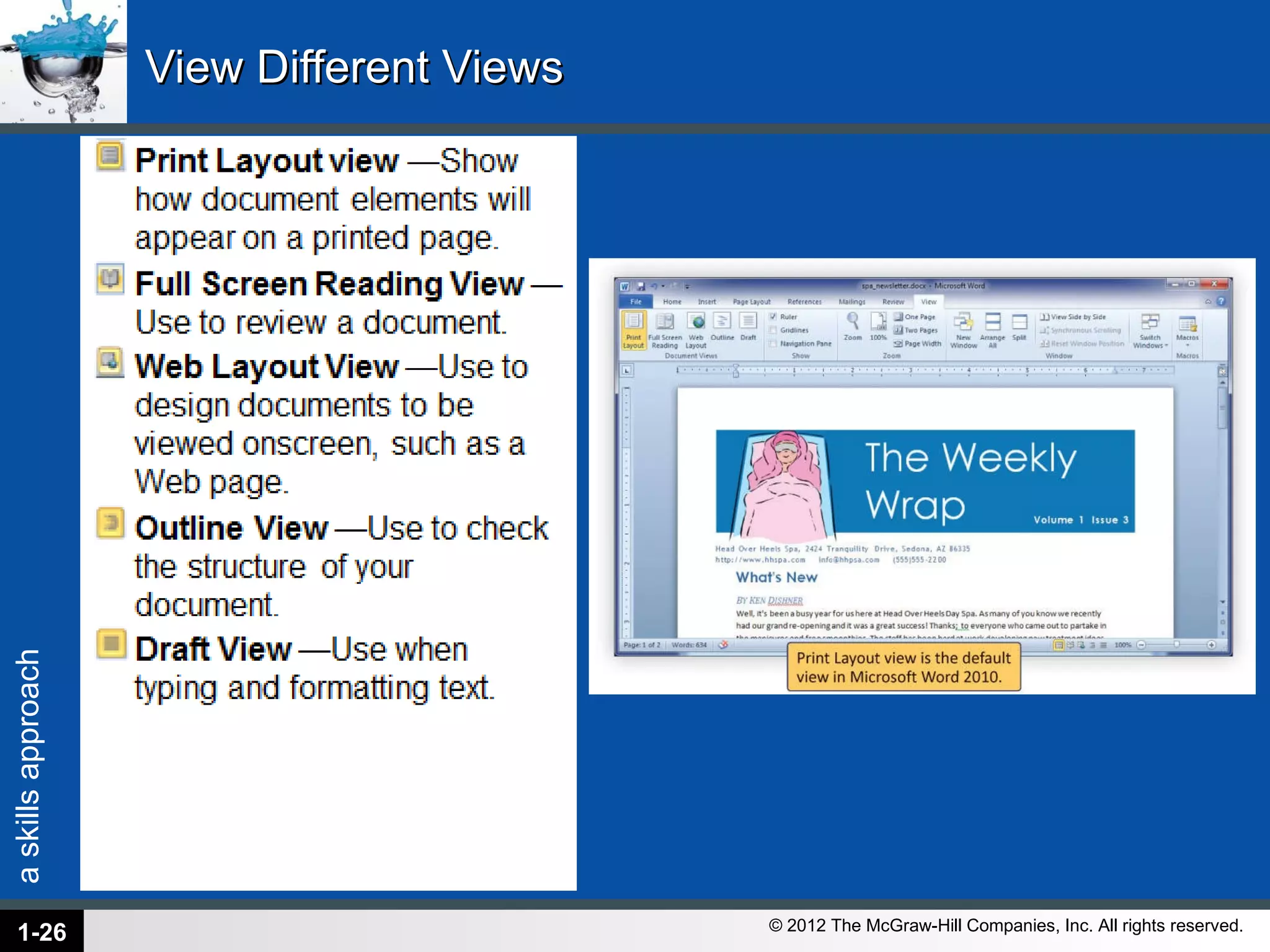 View Different Views 1- 