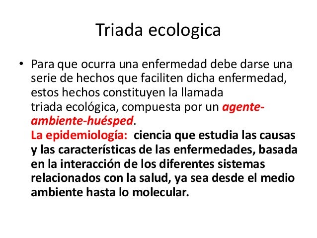 Triada ecológica Triada ecológica
