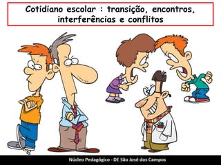 Cotidiano escolar : transição, encontros, interferências e conflitos  