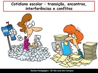 Cotidiano escolar : transição, encontros, interferências e conflitos  