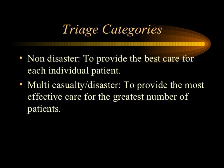 triage nursing