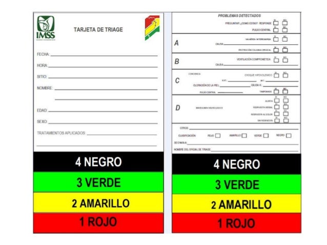 Hoja De Triage Imss