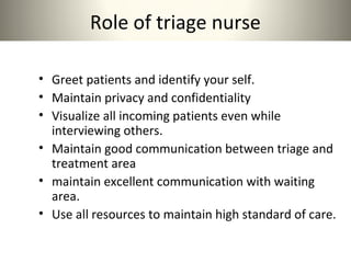 Triage