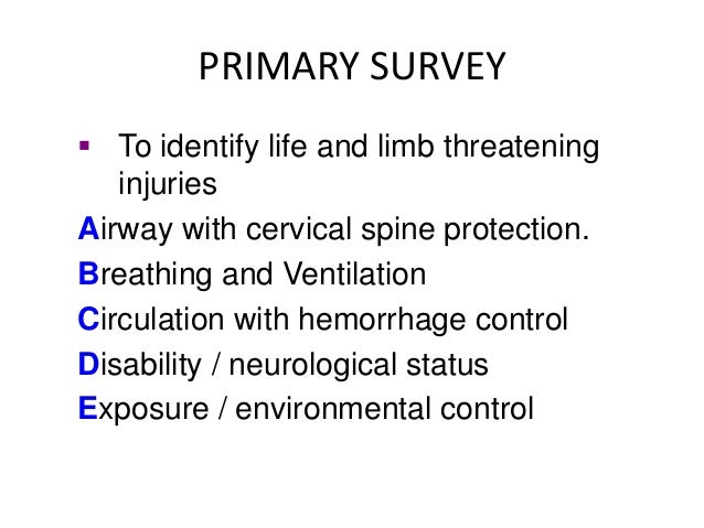 Triage &assesment of abdominal trauma