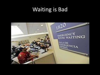 Waiting is Bad
 