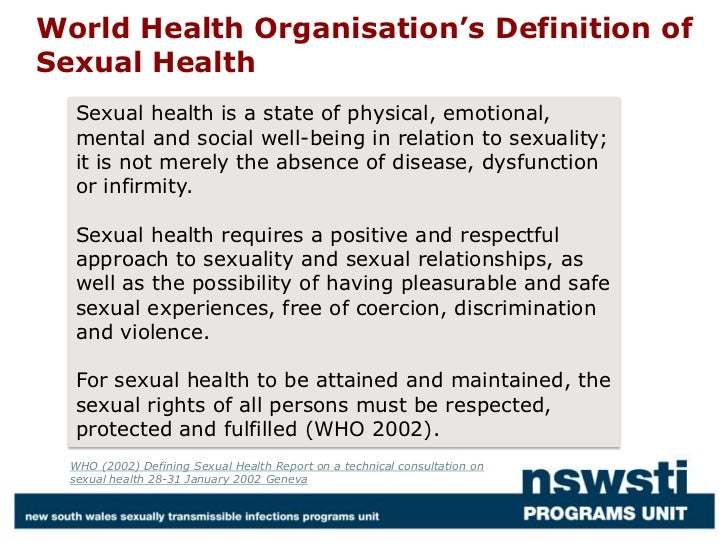 Define Sexual Health 51