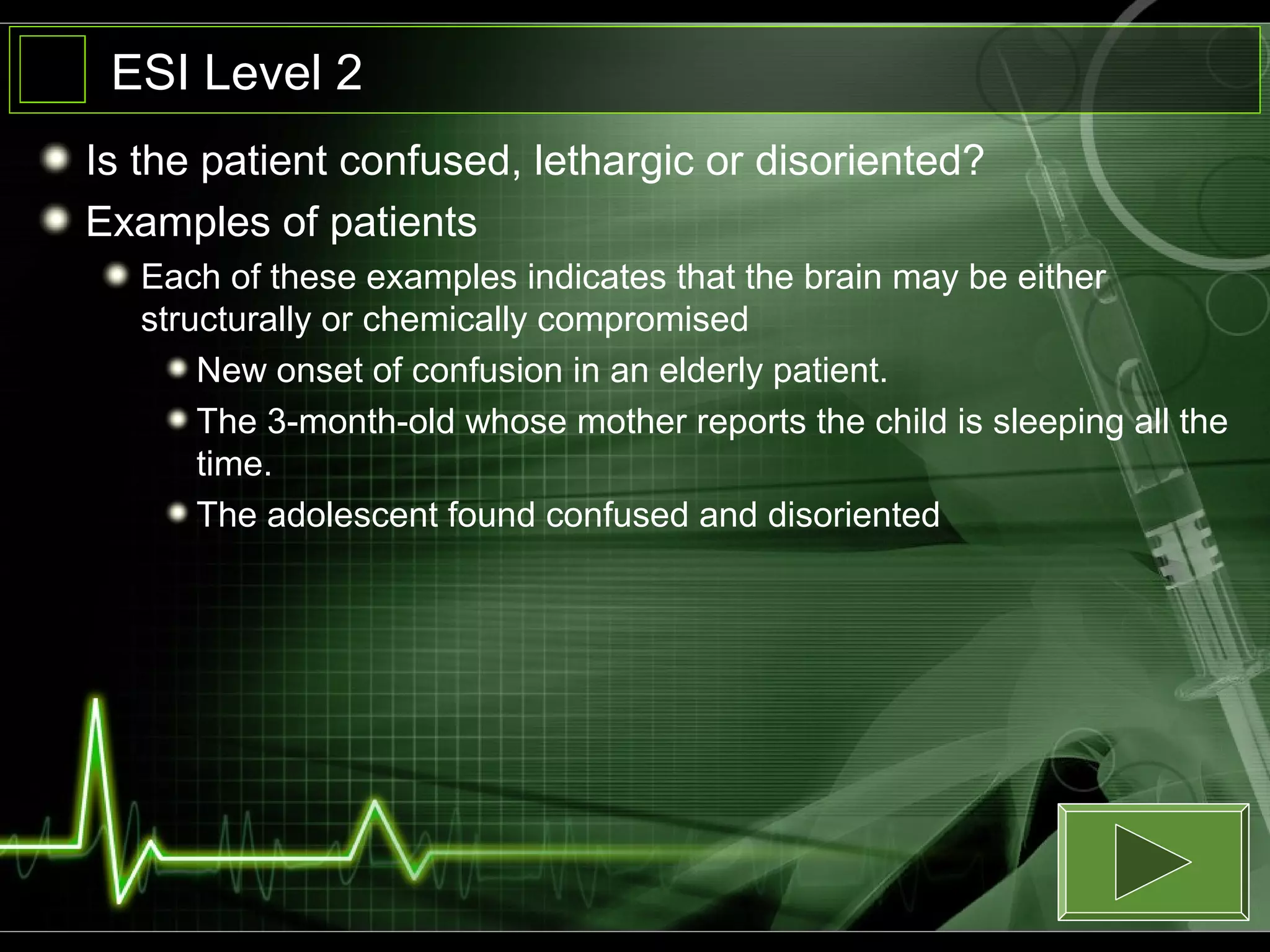 Triage with quiz show | PPS