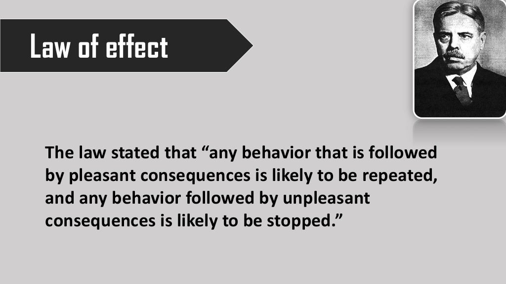 Trial And Error Learning Theory