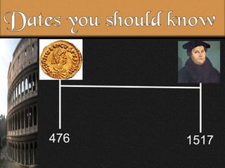 Dates you should know 476 1517