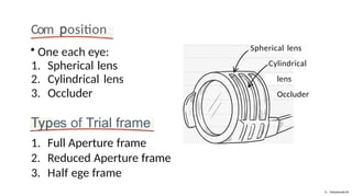 Comprehensive Guide to Trial Box and Lenses in Optometry | PPTX