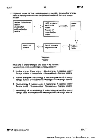 skema Jawapan: www.banksoalanspm.com
 