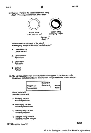skema Jawapan: www.banksoalanspm.com
 