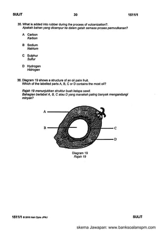 skema Jawapan: www.banksoalanspm.com
 