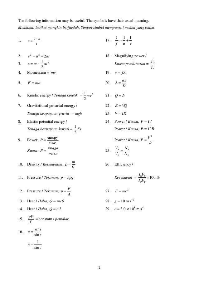 Trial kedah spm 2014 physics k1 modul 2