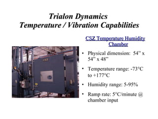 Trialon Dynamics Test Laboratory | PPT