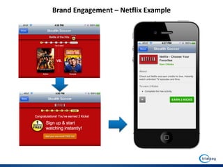 Brand Engagement – Netflix Example
 