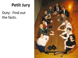 Petit Jury Duty:  Find out the facts. 