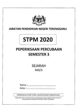 TRIAL Sejarah Sem 3 2020 TERENGGANU. pdf.pdf
