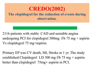 Trials of antiplatelet drugs. | PPTX