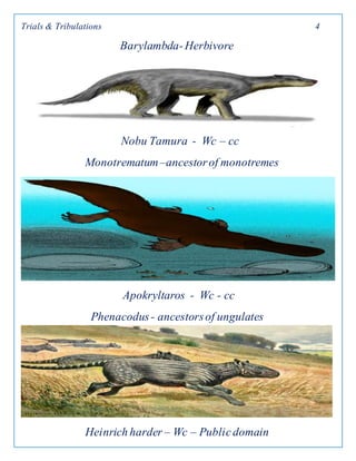 Animals Barylambda Trials and Tribulations Chapter 15.1 - Paleogene .1 Paleocene | PDF