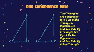 Simlar Triangle Rhs Triangle | PPTX