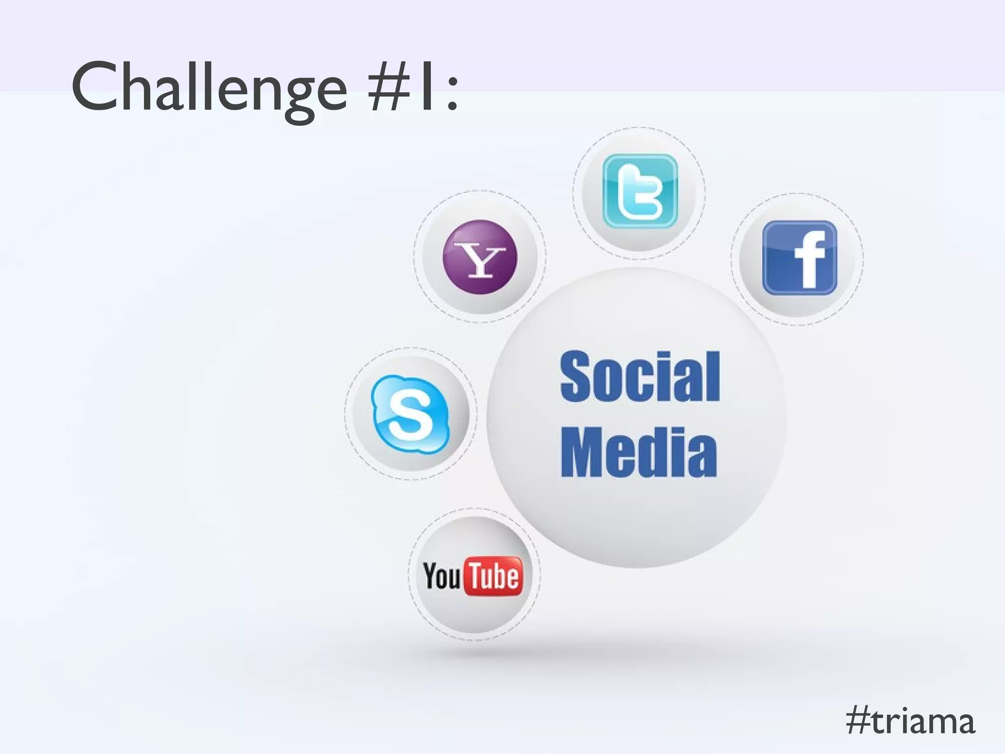 Challenge #1:
#triama
 