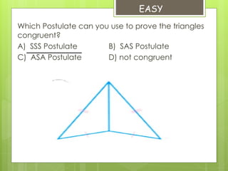 Comprehensive Guide to Triangle Congruence Postulates and Their ...