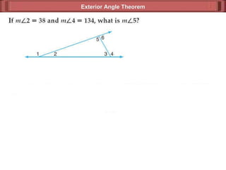 Exterior Angle Theorem  