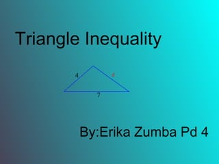 Triangle Inequality ,[object Object]