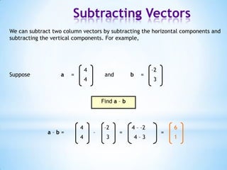 Triangle law of vector addition | PPTX