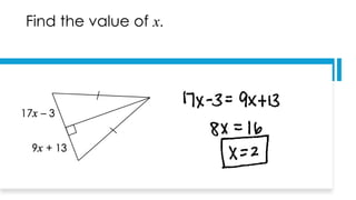 Find the value of x.
 