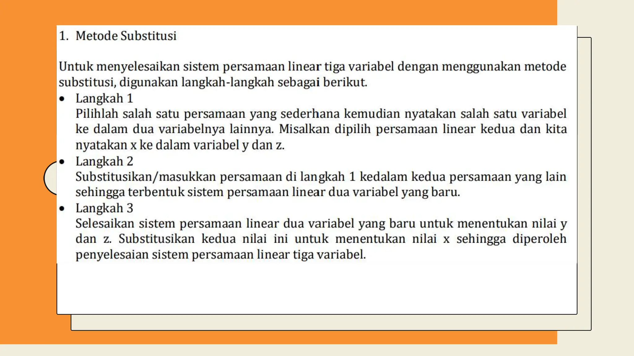 Triangle postulates and congruence education presentation in a orange