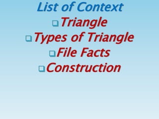 Triangles | PPTX