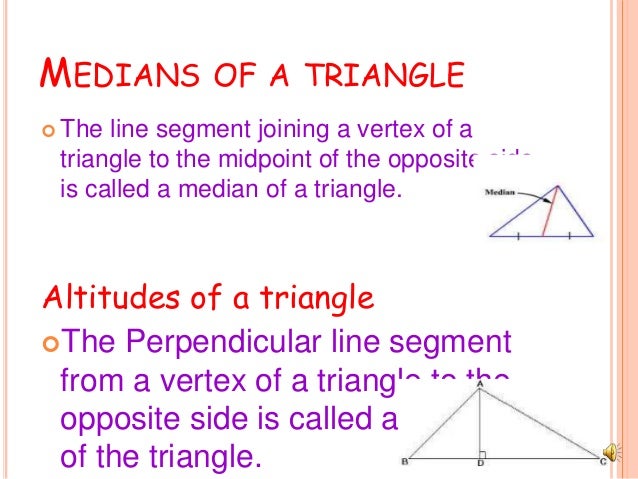 Triangles And Its Properties
