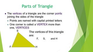Parts of Triangle
5
 