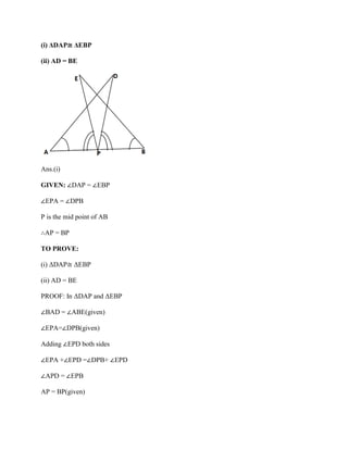 Triangles class 9 | PDF