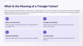 Triangle Meaning Indesign Triangle Tattoo Meaning: Symbolism, Design Ideas, and Placement Guide | PDF