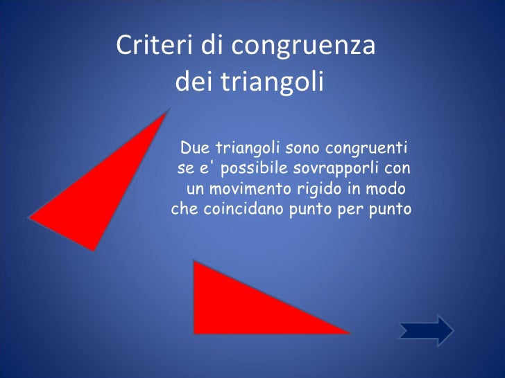 Quarto Criterio Congruenza Triangoli Rettangoli