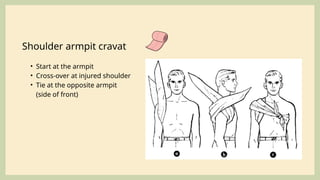 Proper Application of Triangular Bandage during Disaster | PPTX