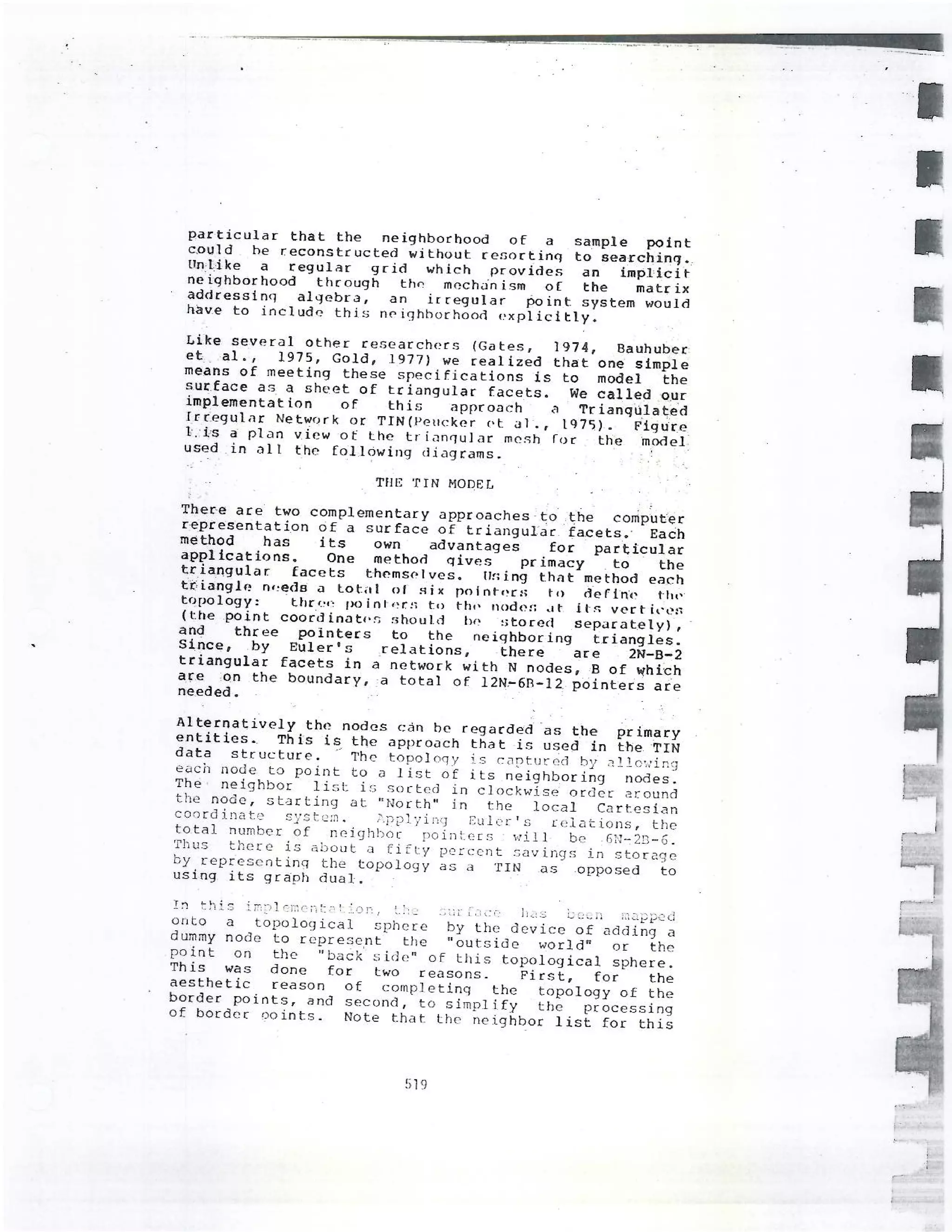 Triangular Trregular Network