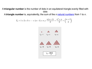 Triangular numbers | PPTX