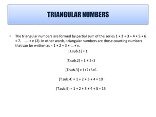 Triangular Numbers, Formula, List & Examples - Video & Lesson Transcript