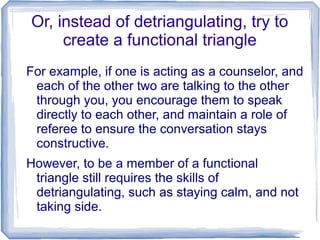 Triangulation in Pastoral Care | PPT