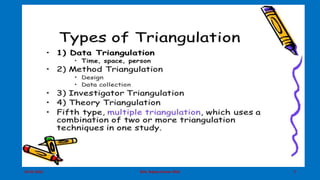 Triangular Research Triangulation research | PPTX