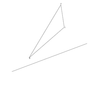 Afinidad de un triángulo sabiendo que el afín es equilátero