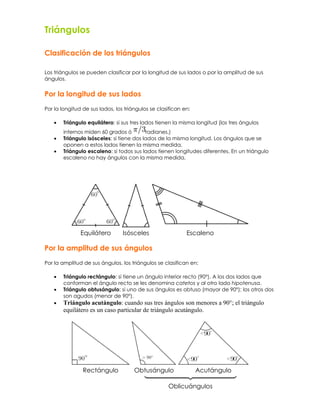 Triangulos matematicas