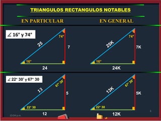 Triangulos Rectangulos Notables