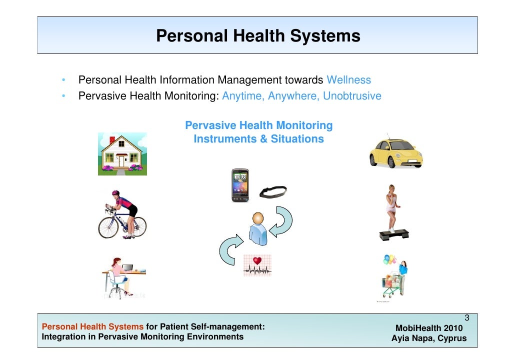 Personal Health Systems for Patient Selfmanagement Integration in P…