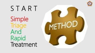 S T A R T
Simple
Triage
And
Rapid
Treatment
 