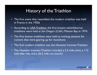 Triathlon 101 - Basics of the Olympic Sport